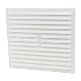 Timloc 9x9 Plastic Internal Louvre Grille Vent Fly Screen White